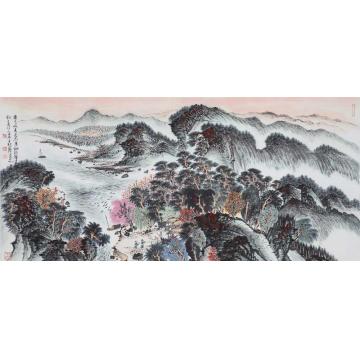 沈明权国画山水陶渊明诗意字画之家