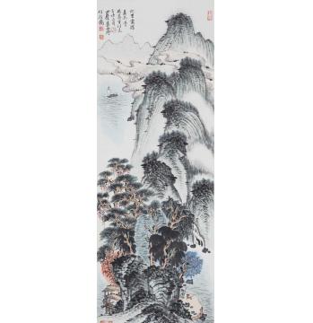 沈明权国画山水夏字画之家