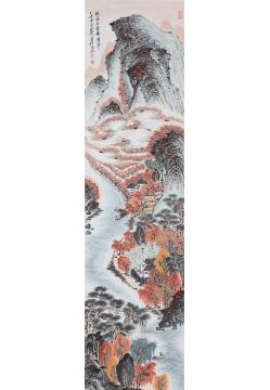沈明权国画山水秋字画之家