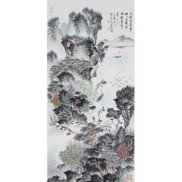 沈明权国画山水王建诗意字画之家