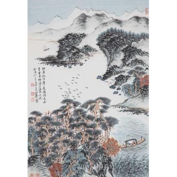 沈明权国画山水杜甫诗意字画之家