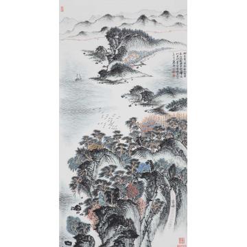 沈明权国画山水梁佩兰诗意字画之家