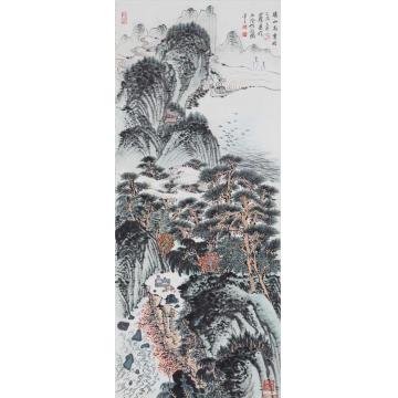 沈明权国画山水溪山高会图字画之家