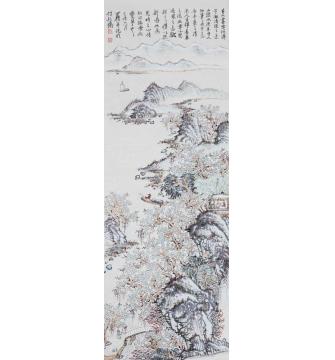 沈明权国画山水瑞雪兆丰年字画之家