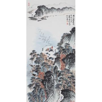 沈明权国画山水清江雅集字画之家