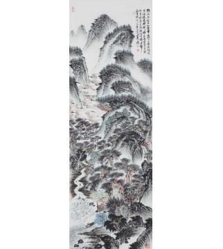 沈明权国画山水苏东坡诗意字画之家