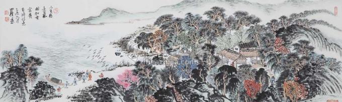 国画家沈明权字画之家
