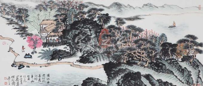 国画家沈明权字画之家