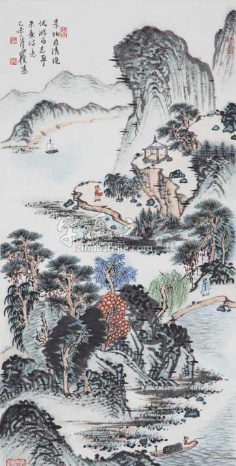 国画家沈明权字画之家