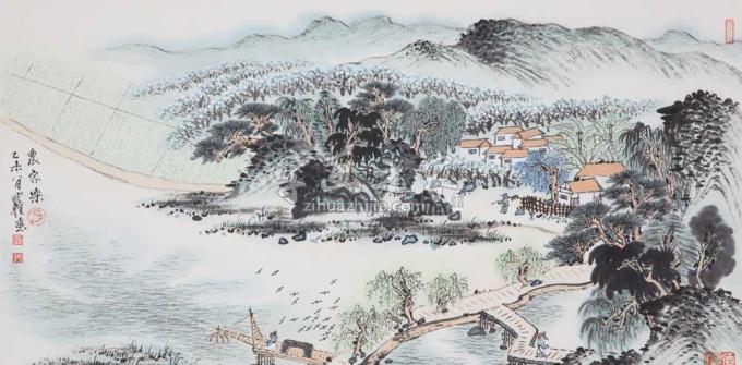 国画家沈明权字画之家