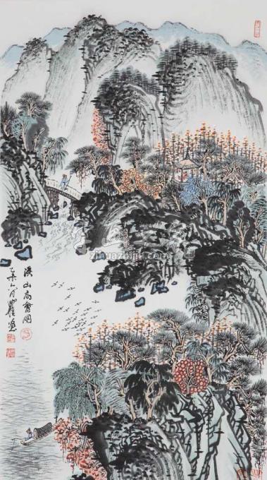 国画家沈明权字画之家