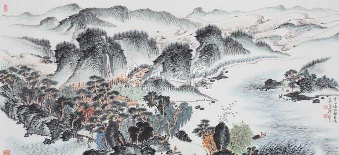 国画家沈明权字画之家
