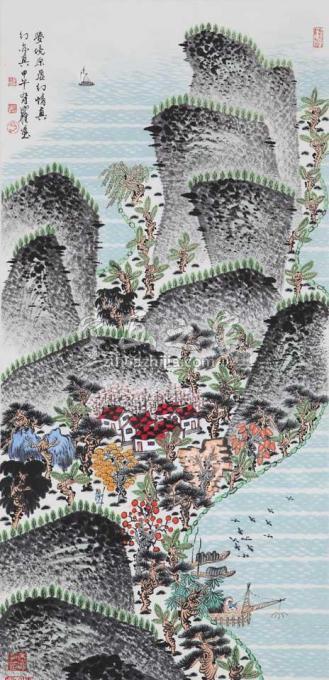 国画家沈明权字画之家
