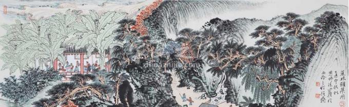 国画家沈明权字画之家