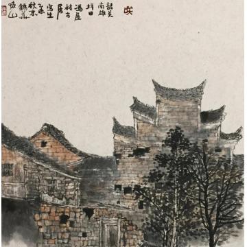 谢锦华国画山水韶关坪田写生字画之家