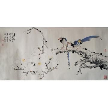 冯涛国画花鸟素顔字画之家