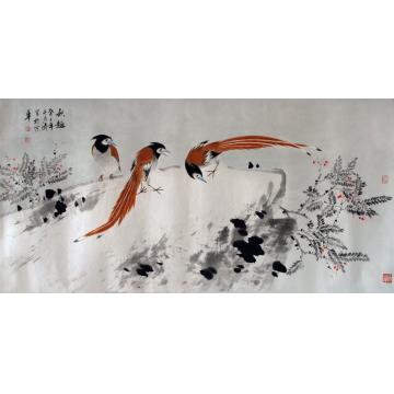 冯涛国画花鸟秋趣字画之家