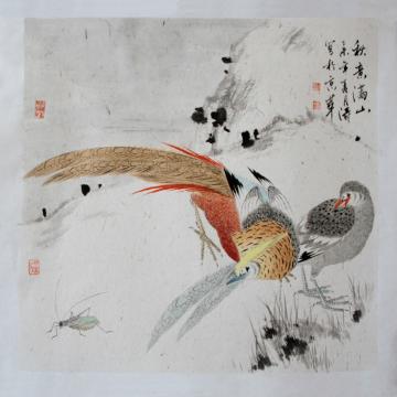 冯涛国画花鸟无题字画之家