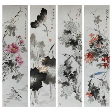 冯涛国画花鸟无题字画之家