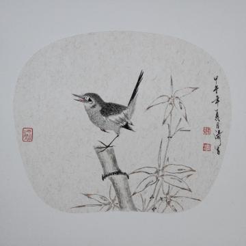 冯涛国画花鸟无题字画之家