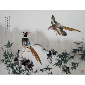 冯涛国画花鸟无题字画之家