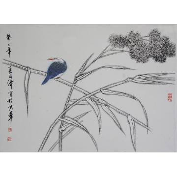 冯涛国画花鸟无题字画之家