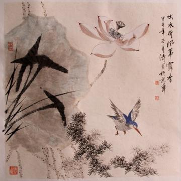 冯涛国画花鸟无题字画之家