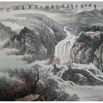 吴进良国画山水金秋字画之家
