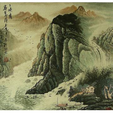 吴进良国画山水三峡情字画之家
