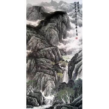 吴进良国画山水溪山春晖字画之家