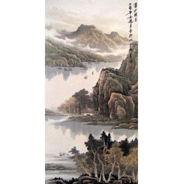 吴进良国画山水溪山秋色字画之家
