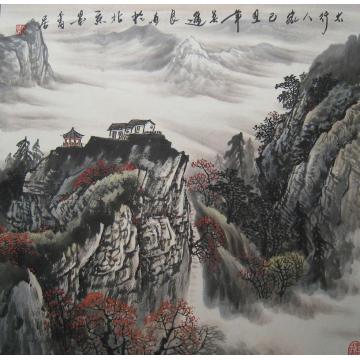 吴进良国画山水太行人家字画之家