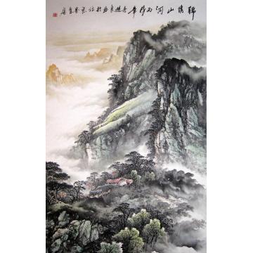 吴进良国画山水无题字画之家
