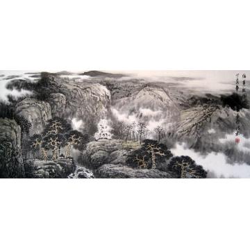 吴进良国画山水仿黄秋园图字画之家