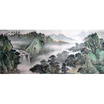 吴进良国画山水鸣泉字画之家