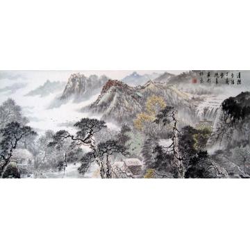 吴进良国画山水清雅玉洁字画之家
