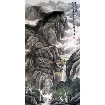 吴进良国画山水溪山春晖字画之家