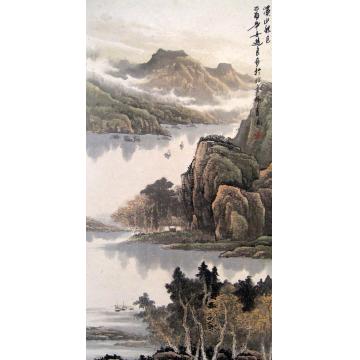吴进良国画山水溪山秋色字画之家