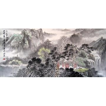 吴进良国画山水江山本如画字画之家