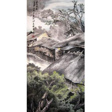 吴进良国画山水春风得意字画之家
