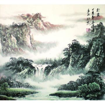 吴进良国画山水松泉字画之家