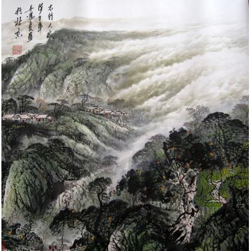 吴进良国画山水太行人家字画之家