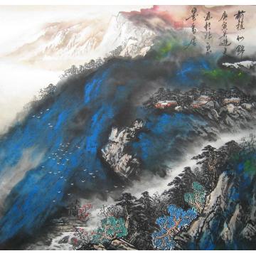 吴进良国画山水前程似锦字画之家