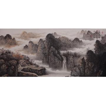 吴进良国画山水北燕图趣字画之家