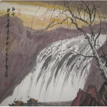 吴进良国画山水初冬字画之家