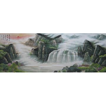 吴进良国画山水高山流水字画之家
