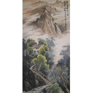 吴进良国画山水高山深处有人家字画之家