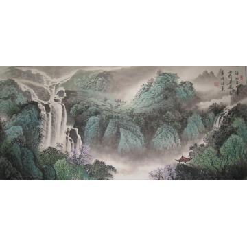 吴进良国画山水海纳百川字画之家
