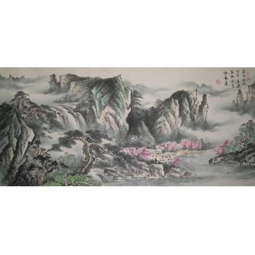 吴进良国画山水家住水边字画之家