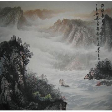 吴进良国画山水锦绣航行字画之家